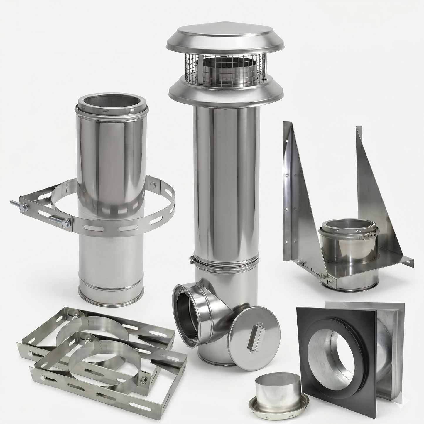 6'' Shasta Vent Thru The Wall Kit