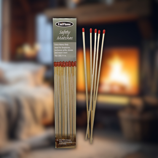 Heavy Weight Premium Fireplace Matches, 6-Pack