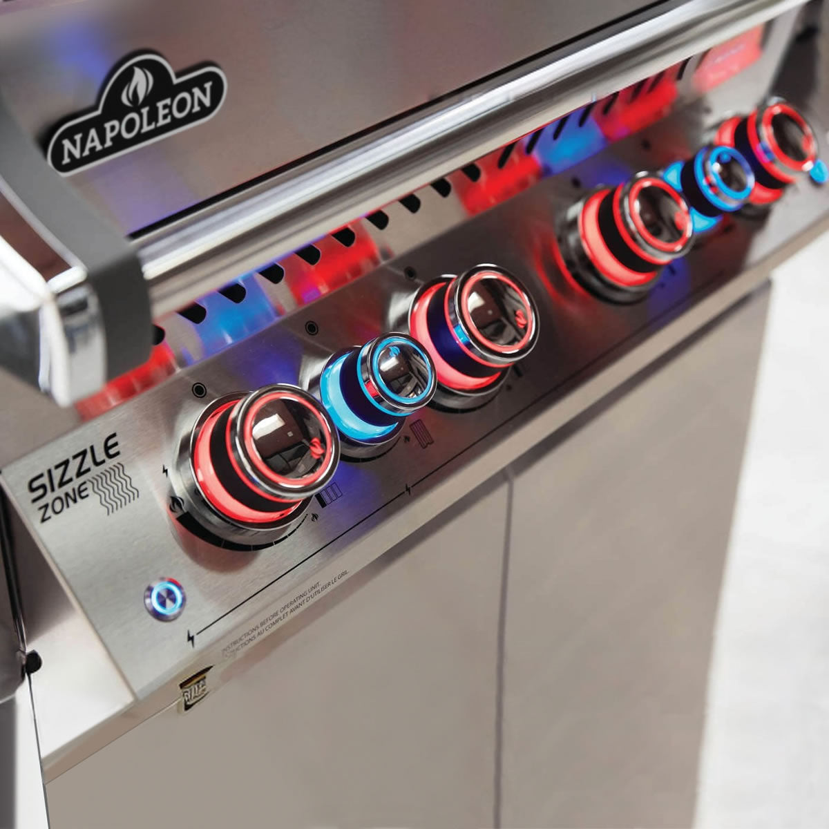 Napoleon Prestige PRO™ 500 Gas Grill with IR Rear and Side Burners - PRO500RSIBNSS-3/PRO500RSIBPSS-3