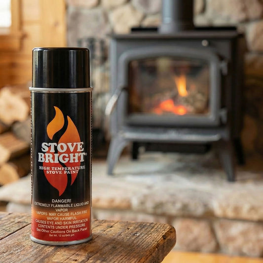 Stove Bright High Temp Paint - Metallic Black - 8109 - Kit of 4