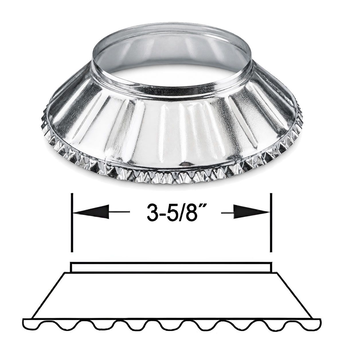 3" Selkirk VP Pellet Vent Pipe Storm Collar - 3VP-SC