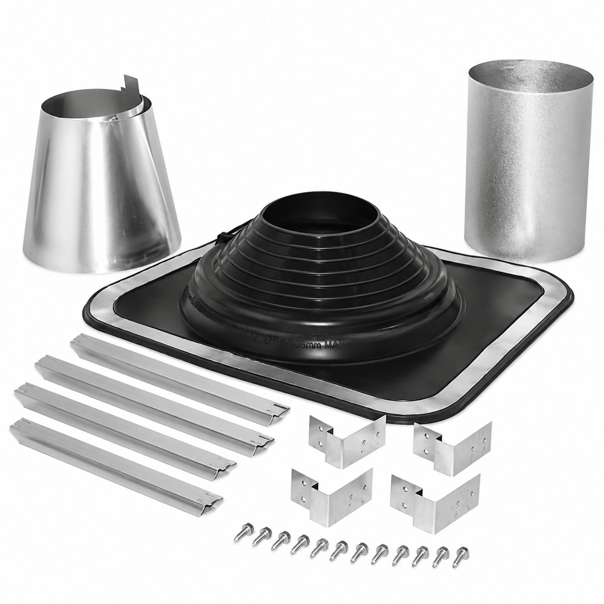 ツチフマズ Selkirk Universal Rubber Boot Flashing Kit for Raised Ridge Metal