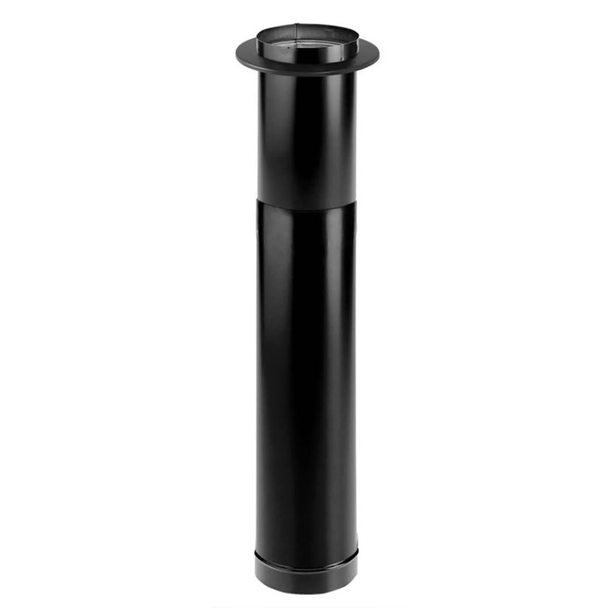 DuraBlack 6'' Telescoping Black Stove Pipe - 1647 | Stove Pipe