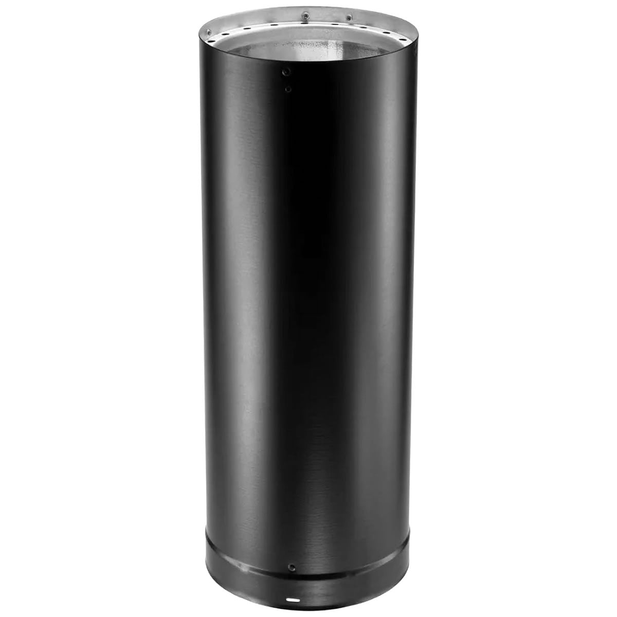 DuraVent DVL 8'' x 48'' DVL Double-Wall Black Stove Pipe - 8848