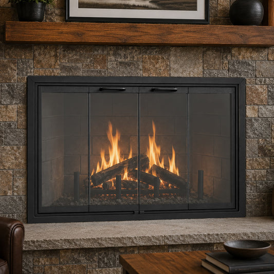 Cameo Custom Masonry Fireplace Door