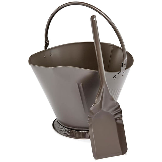 Bronze Coal Hod and Shovel