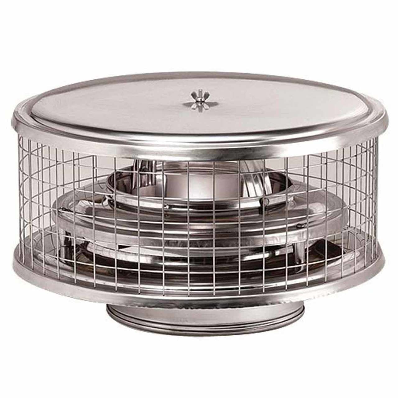 8" Air-Cooled Weathershield Round Cap