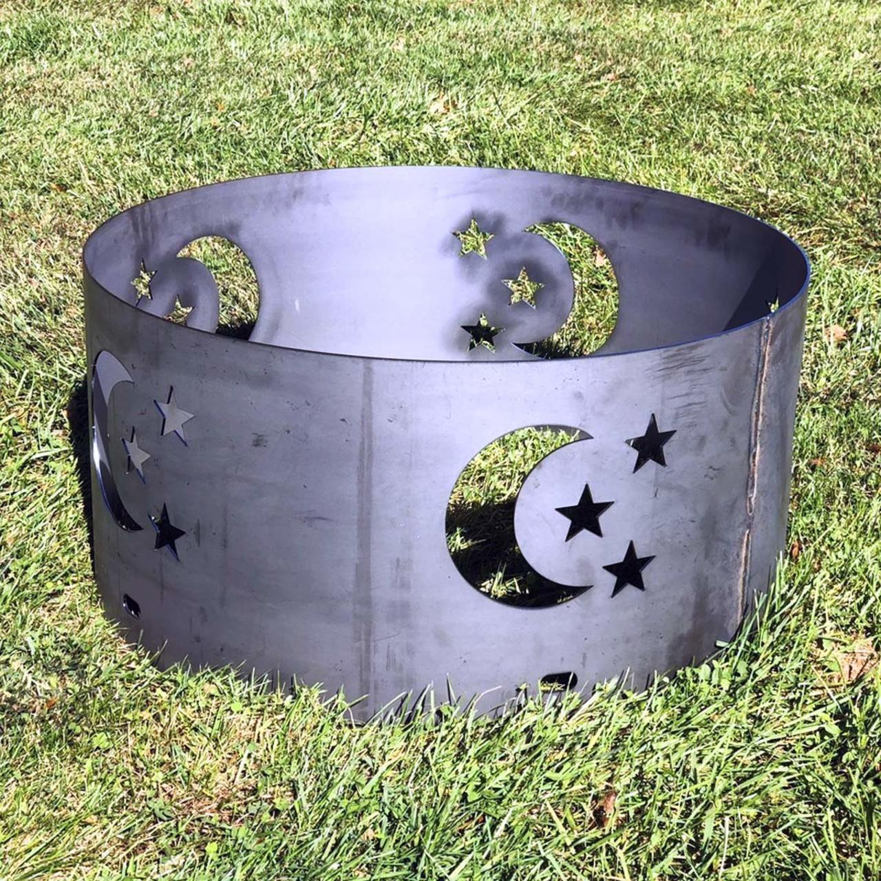 30" Wood Burning Firepit Rings - Multiple Design Options