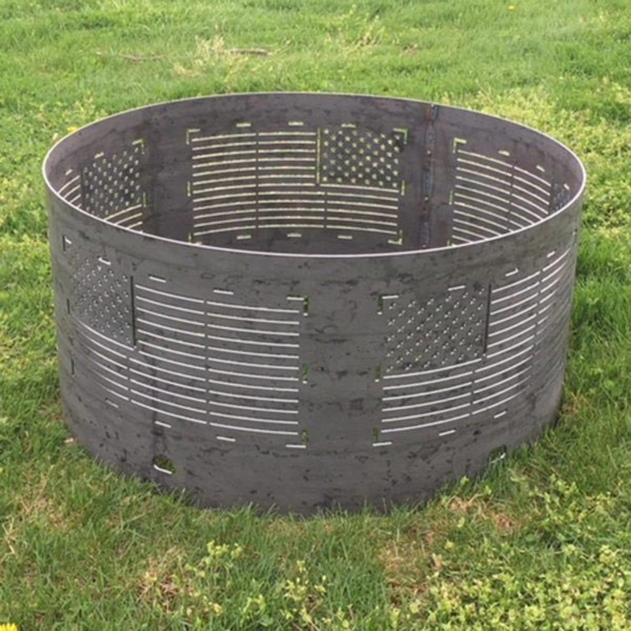 30" Wood Burning Firepit Rings - Multiple Design Options