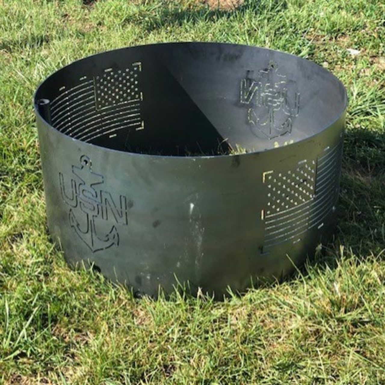 30" Wood Burning Firepit Rings - Multiple Design Options