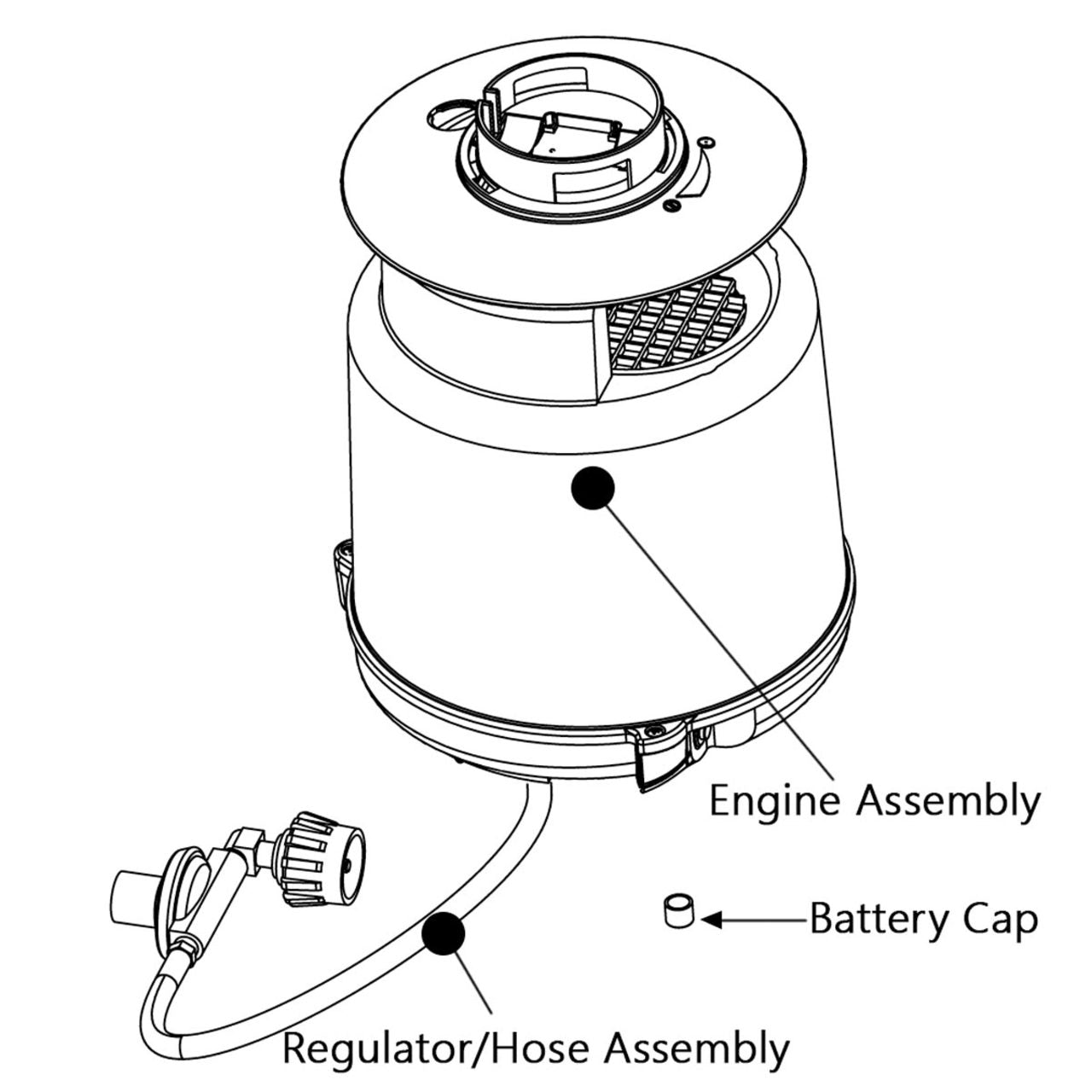 SkeeterVac 3100 Replacement Head