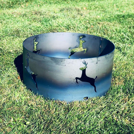 30" Wood Burning Firepit Rings - Multiple Design Options