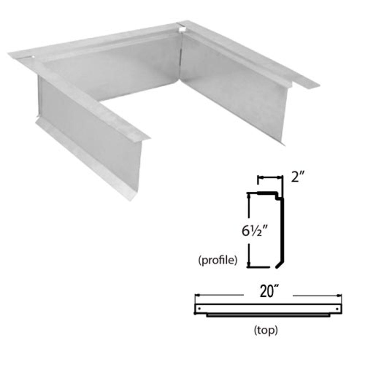 10'' DuraChimney II Roof Radiation Shield - 10DCA-RRS