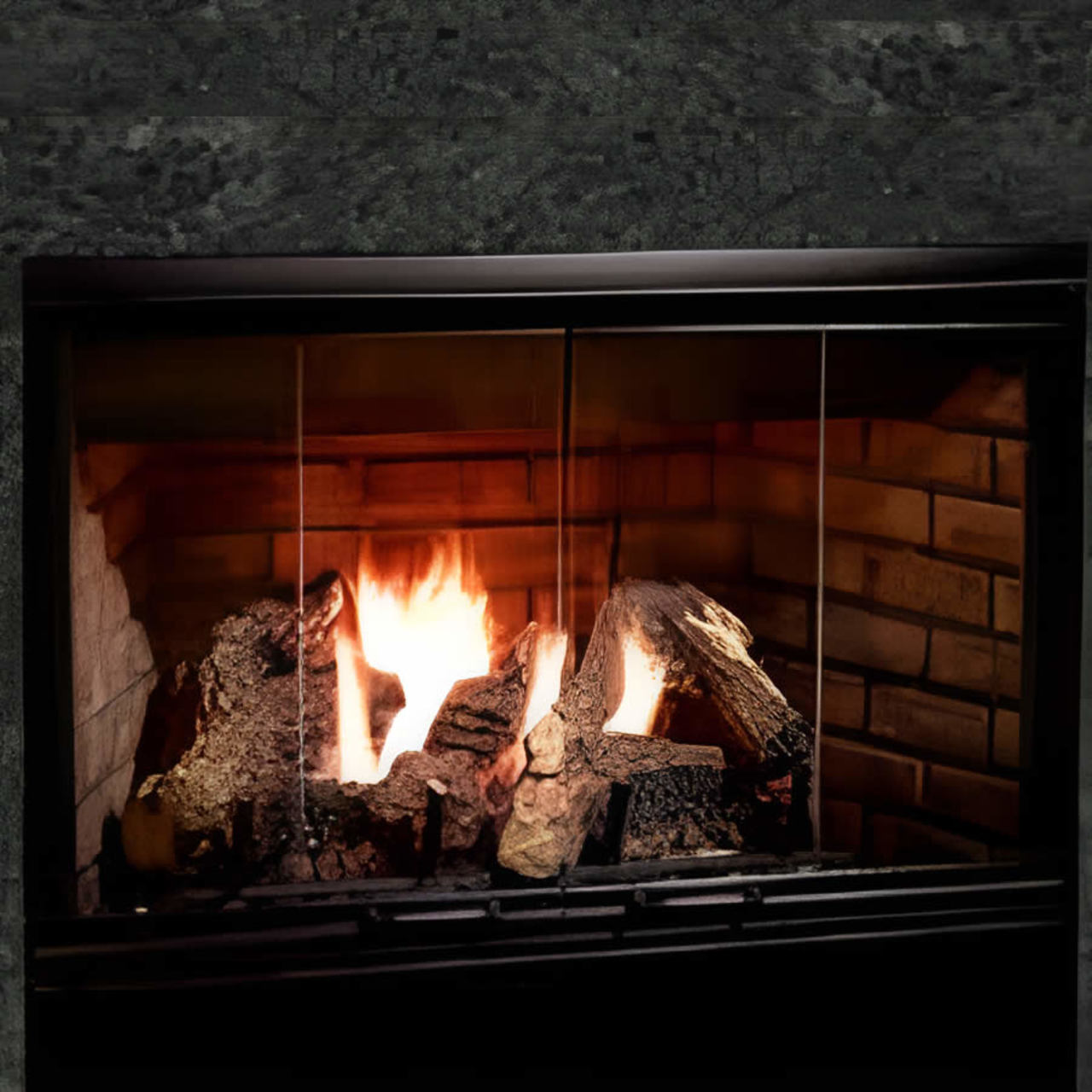 Outdoor Lifestyles Reveal 42" Open Hearth B-Vent Gas Fireplace Radiant Unit - RBV4842IT