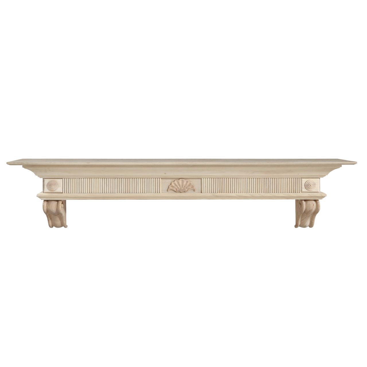 72'' Devonshire Unfinished Fireplace Shelf by Pearl Mantels