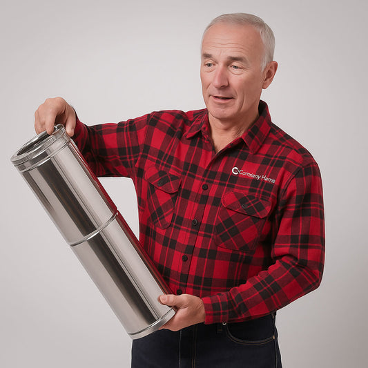 6" X 48" Ventis Class-A Stainless Steel Chimney Pipe - VA316-0648