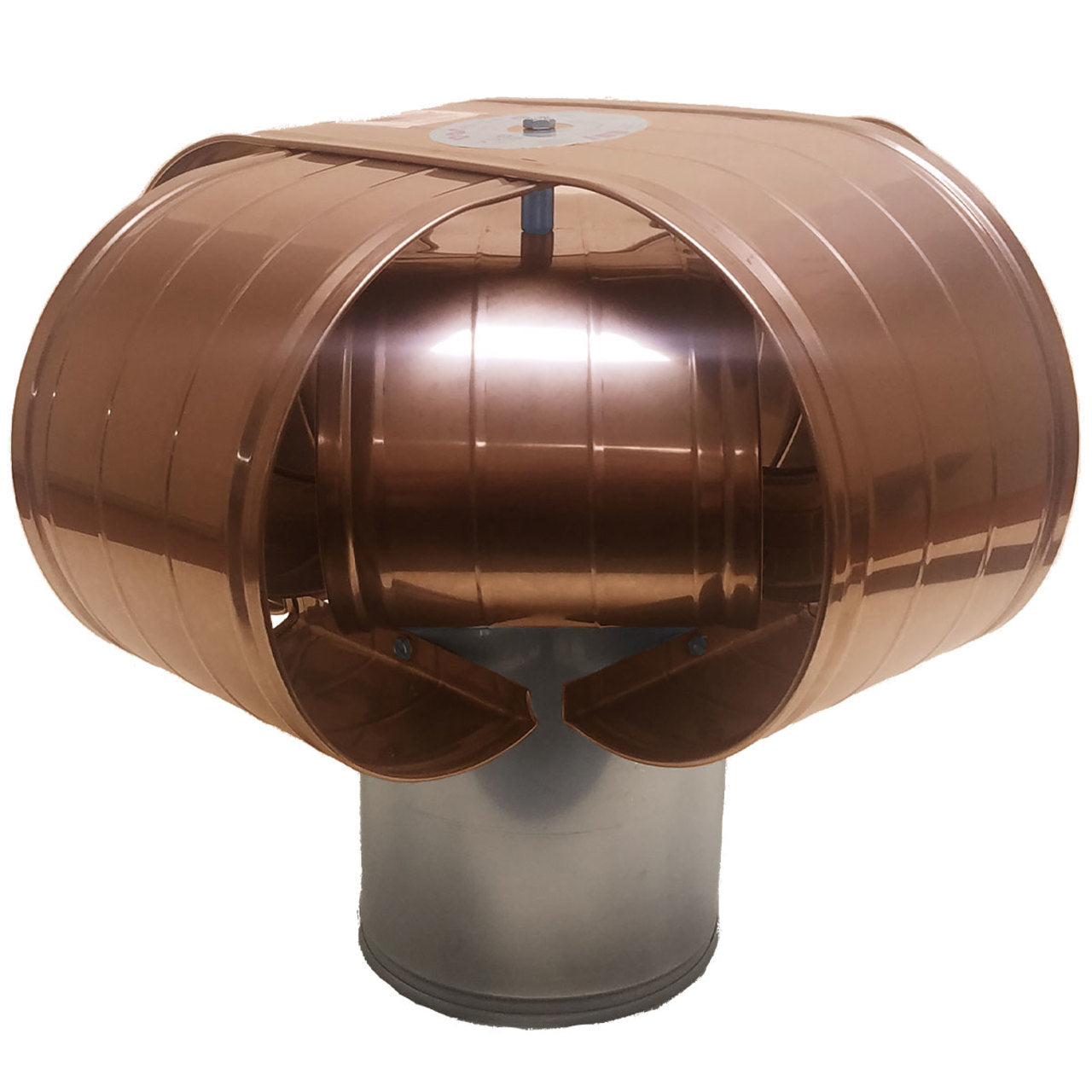 8" Oval Vacu-Stack Copper Chimney Cap
