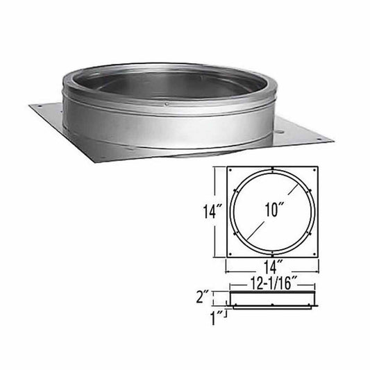 10" DuraTech Anchor Plate - 10DT-AP