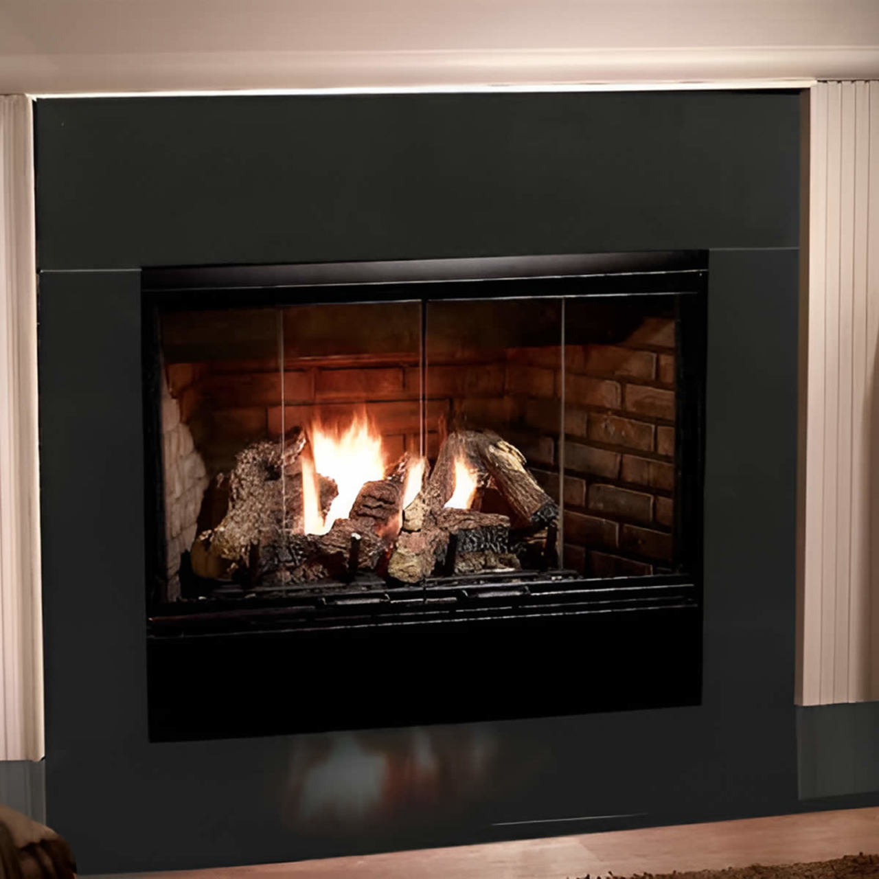 Outdoor Lifestyles Reveal 42" Open Hearth B-Vent Gas Fireplace Radiant Unit - RBV4842IT
