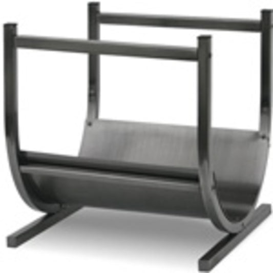 Pewter Finish Log Holder