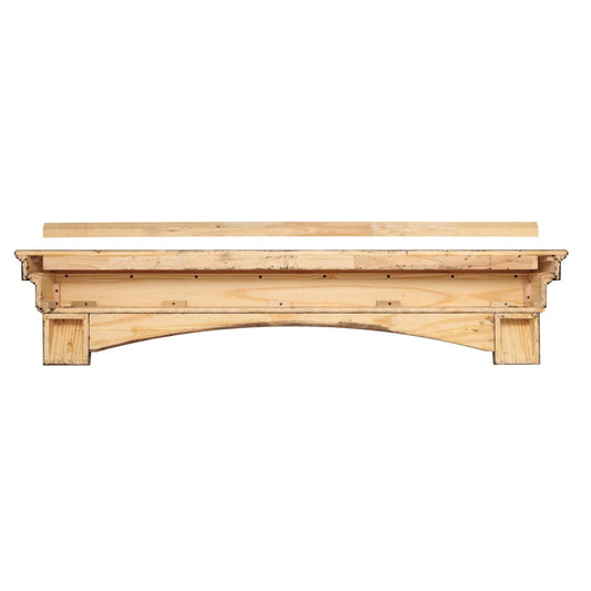 48" Celeste Fireplace Shelf by Pearl Mantels - Dune Distressed Finish
