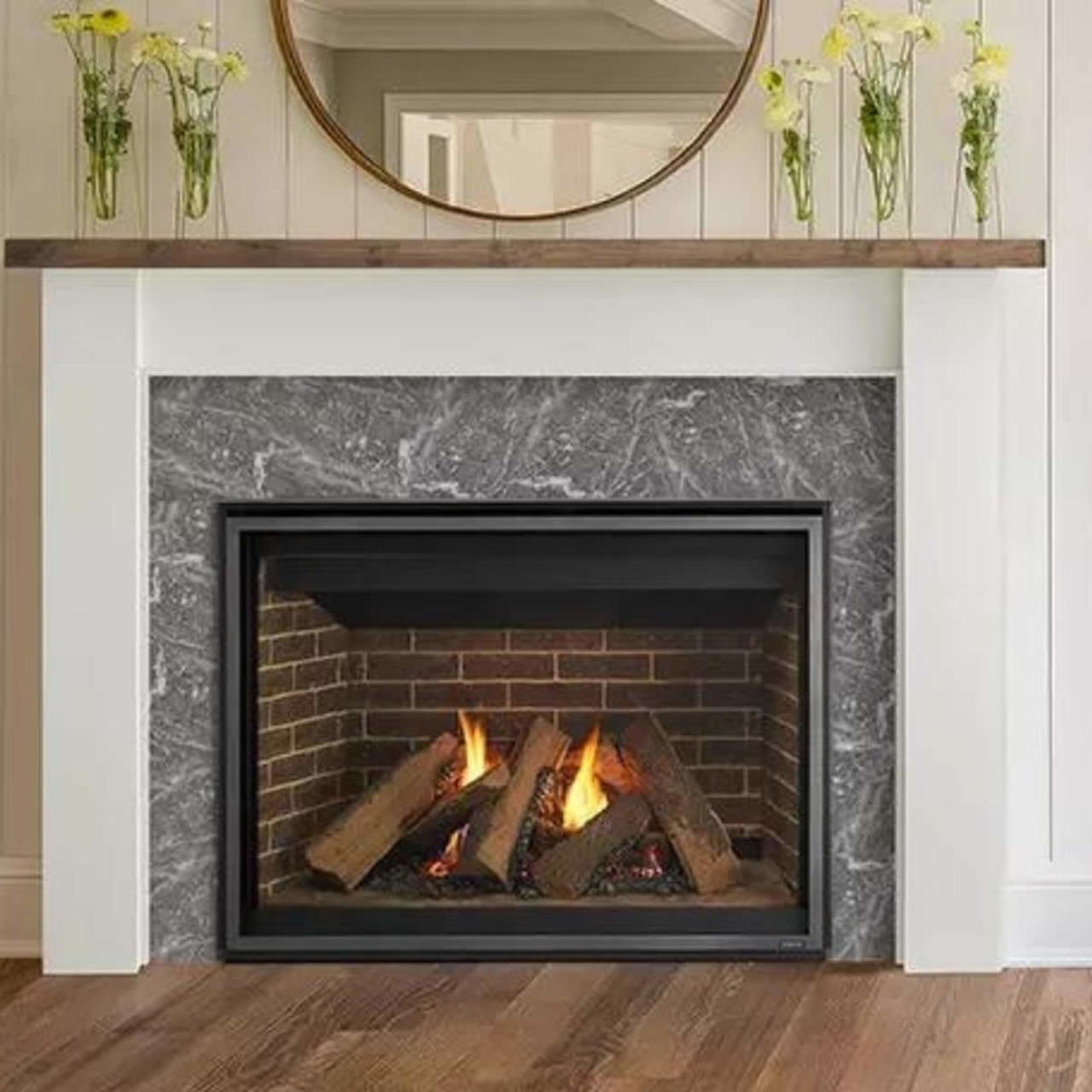 Majestic 36" Quartz Direct Vent Natural Gas Fireplace - QUARTZ36IFTN