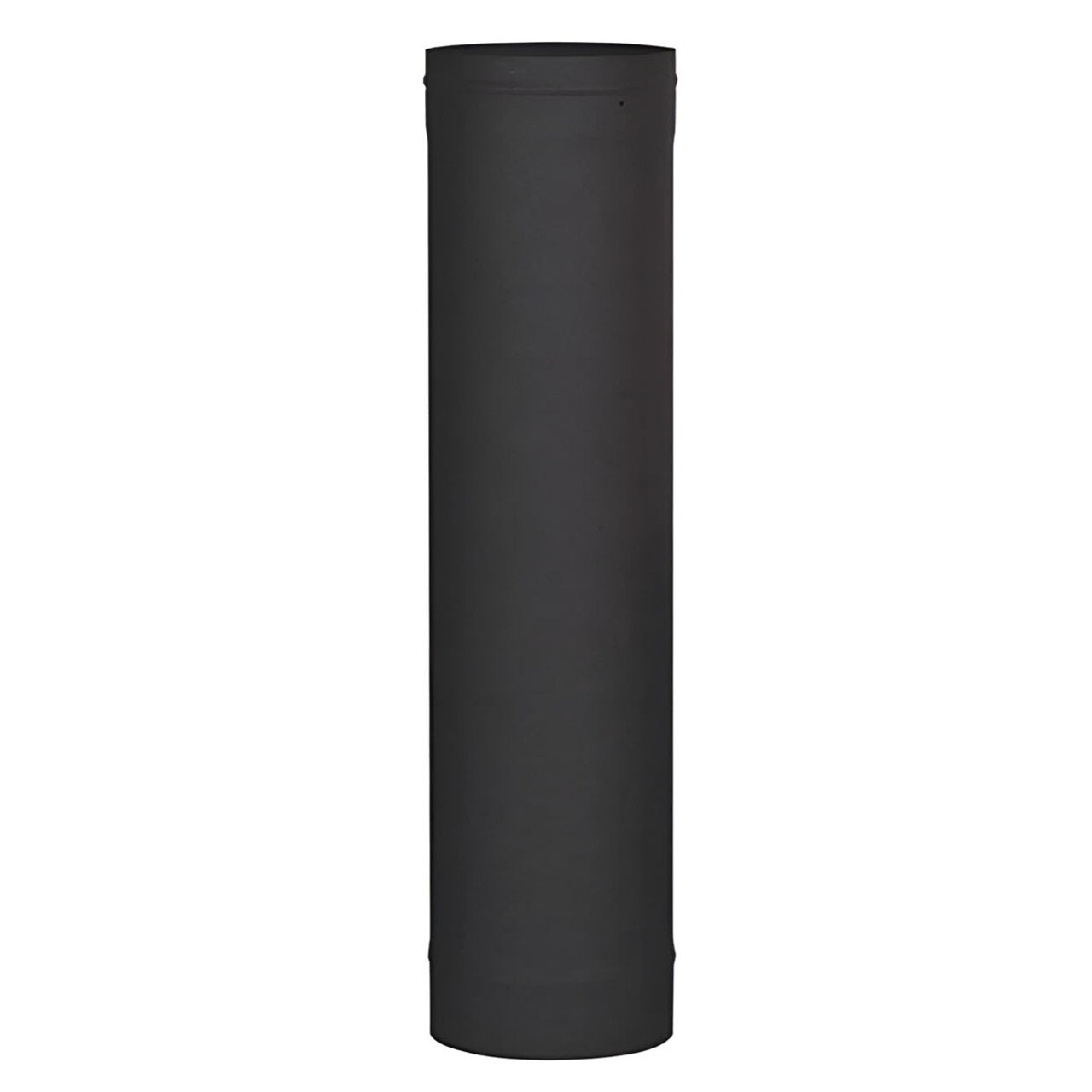 6" X 24" Ventis Single-Wall 22-Gauge Black Stove Pipe - VSB0624
