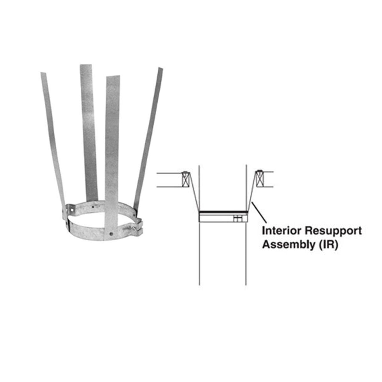 8" Selkirk Interior Resupport - 208435