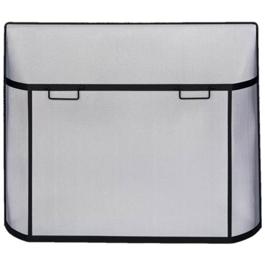 44" x 33" Black Curved Spark Guard