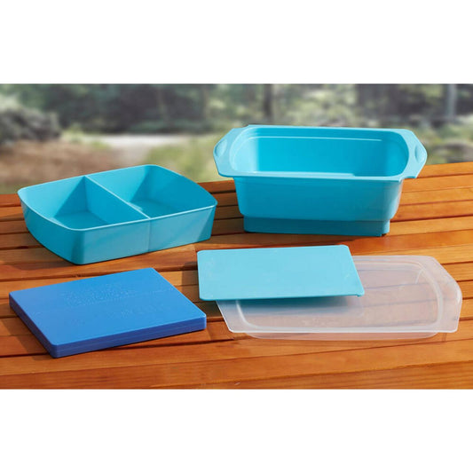 Cool-Tek Marinade / Serving Set in Blue