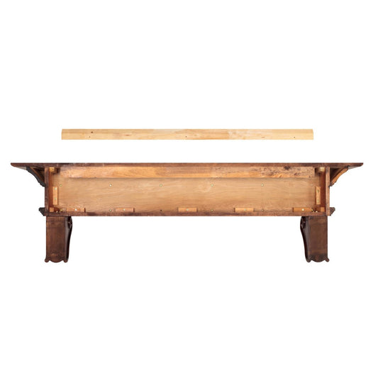 60" Devonshire Fireplace Shelf by Pearl Mantels - Cherry Distressed Finish