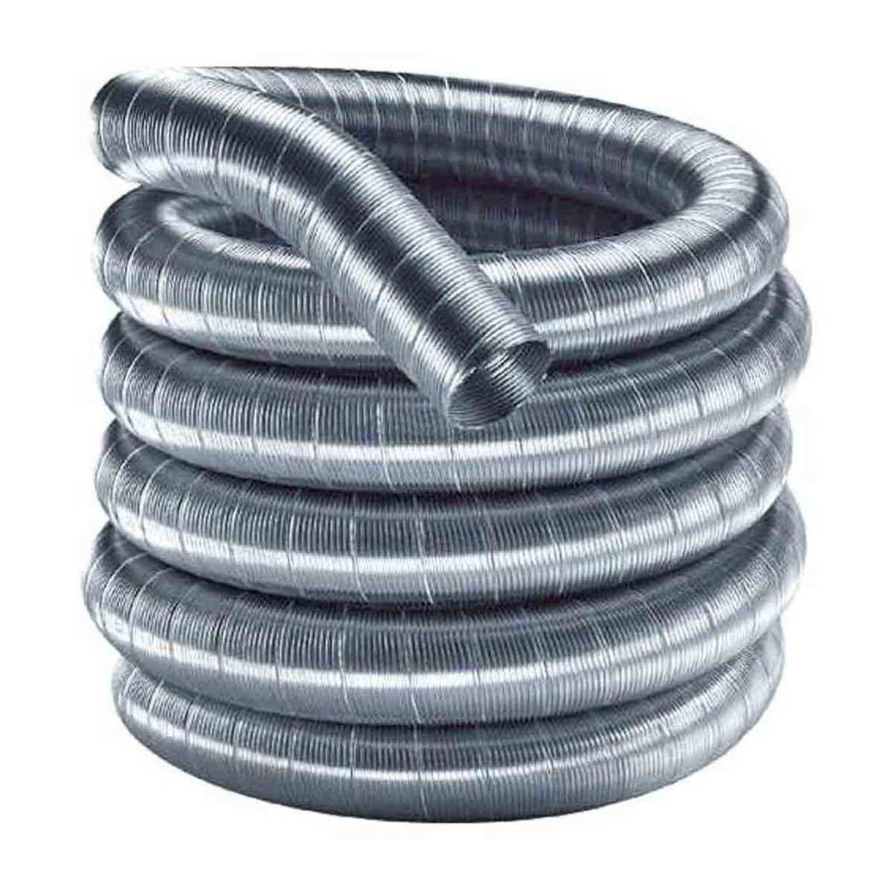 7'' x 15' DuraFlexSS 304 Stainless Steel Chimney Liner - 7DF304-15