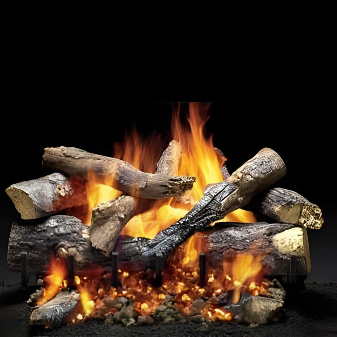 Majestic 18" Grand Oak Log Set - 10Pcs, 3 Tier - GO318