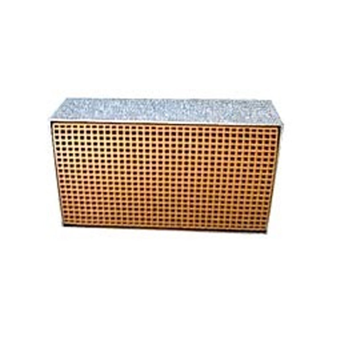 3.875" x 6.875" x 2" Catalytic Combustor Replacement with Metal Band