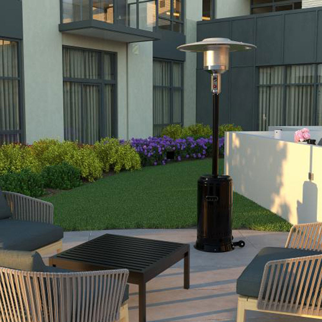 Black Performance Series Gas Patio Heater- 46,000 BTU