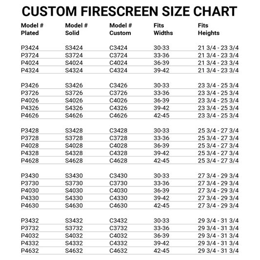 Polished Brass Solid Fireview Stock Masonry Fireplace Door