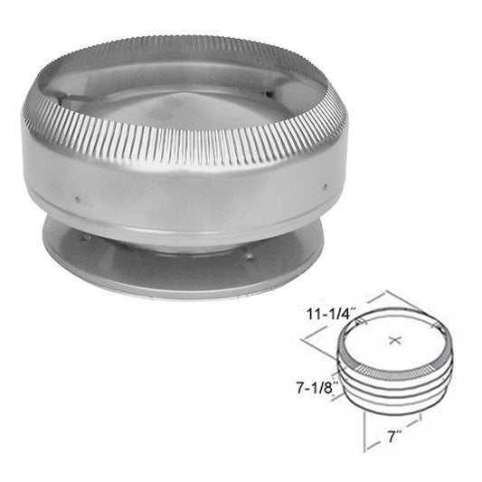 5" SuperPro Deluxe Round Rain Cap - SPR5DRC