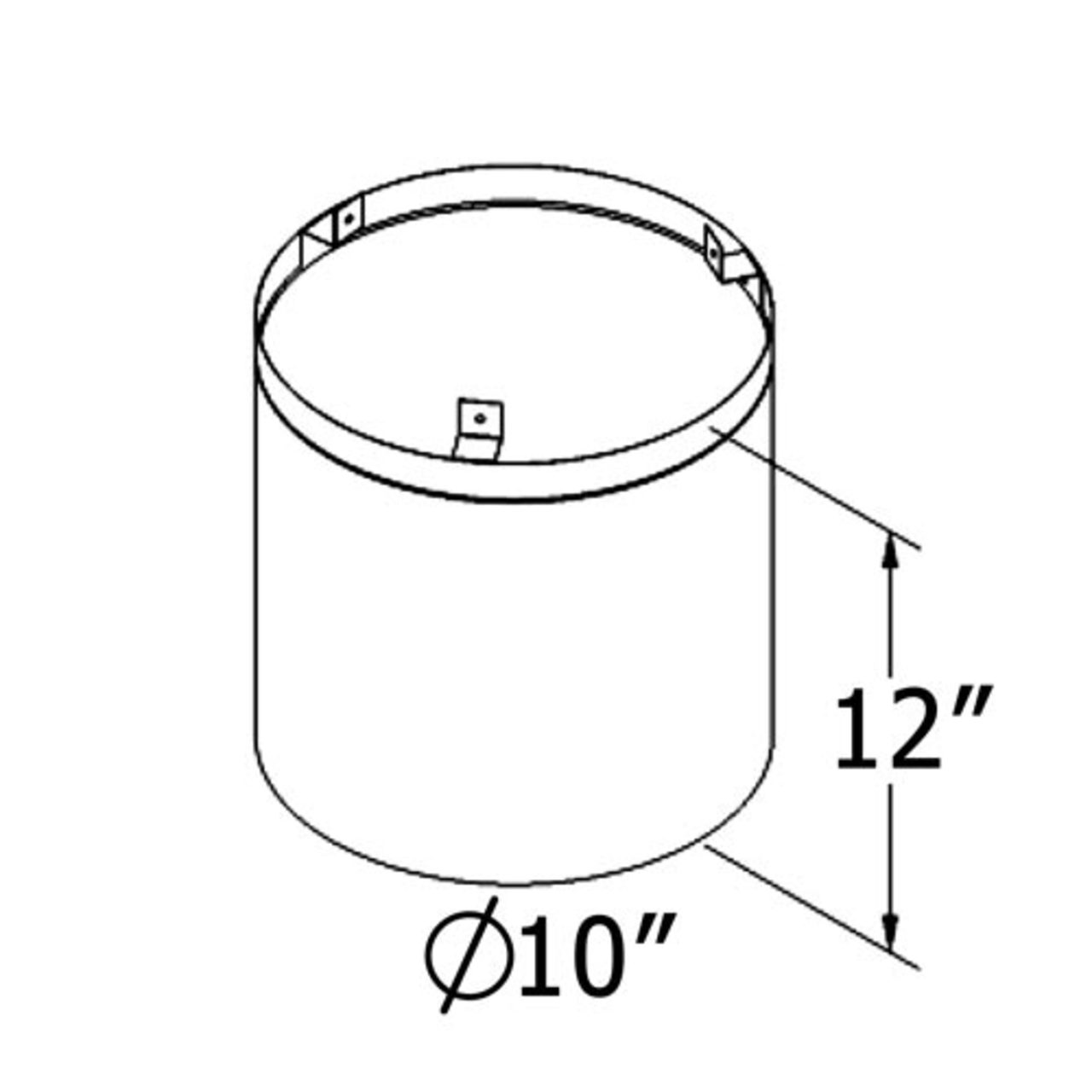 Shasta Vent 6 Inch Roof Radiation Shield