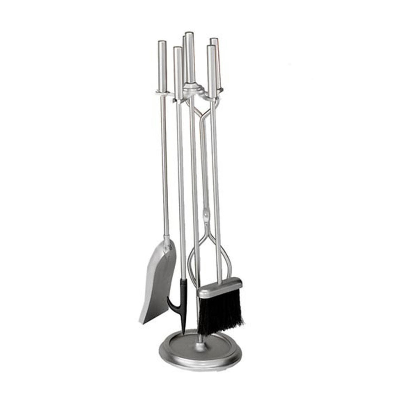 5 Piece Round Handle Tool Set - Brushed Steel
