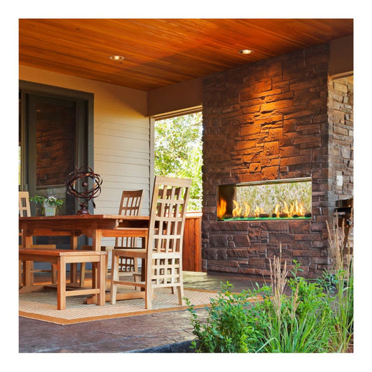 Majestic 48" Lanai Outdoor Linear Fireplace Single-Sided - ODLANAIG-48