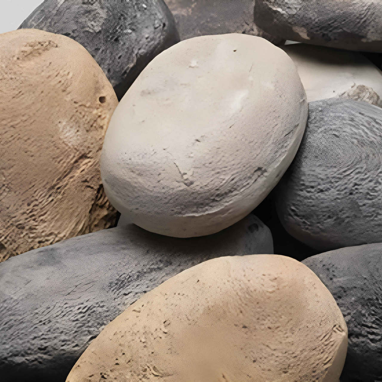 Large, Multi-Colored Fiber Stone Media - MEDIA-STONES-30