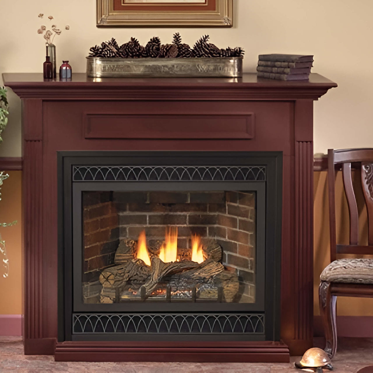 Fireplace Parts Louvers, Arch, 22, Matte Black – Northline Express