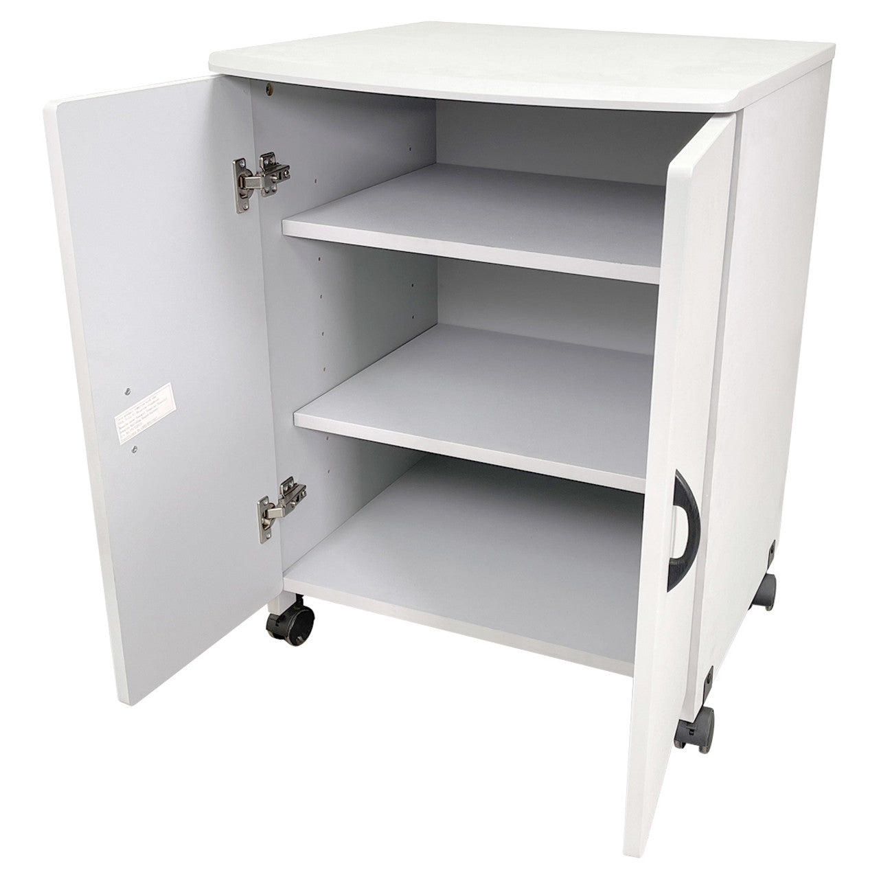 Buddy Products Wood Laser Printer and Copier Stand - 20 x 34.9 x 23.1 in. - Gray