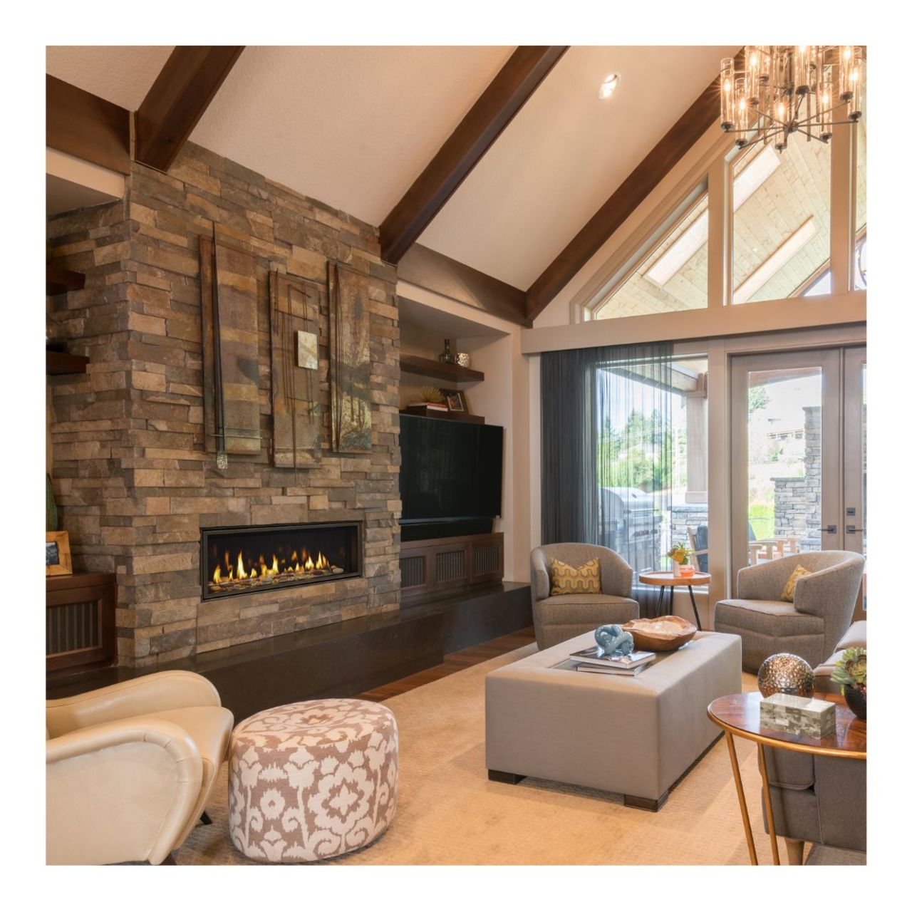 Majestic Echelon II 48" Linear Direct Vent Fireplace - ECHEL48IN-C