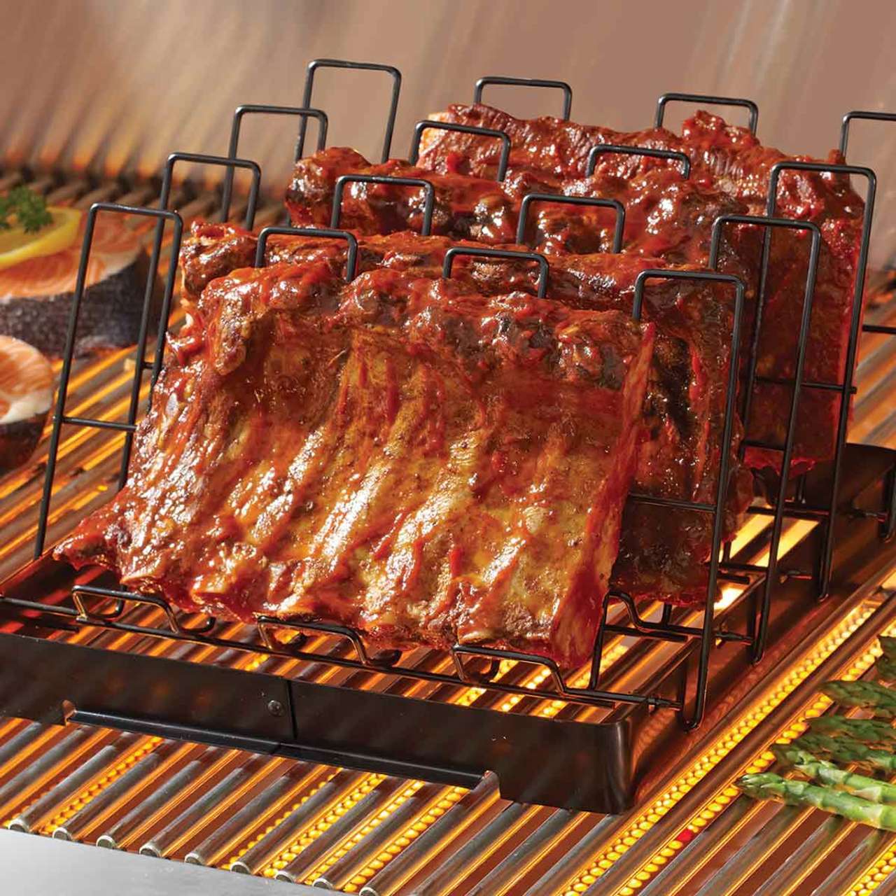Mr. Bar-B-Q Jr. Non-Stick Rib Rack