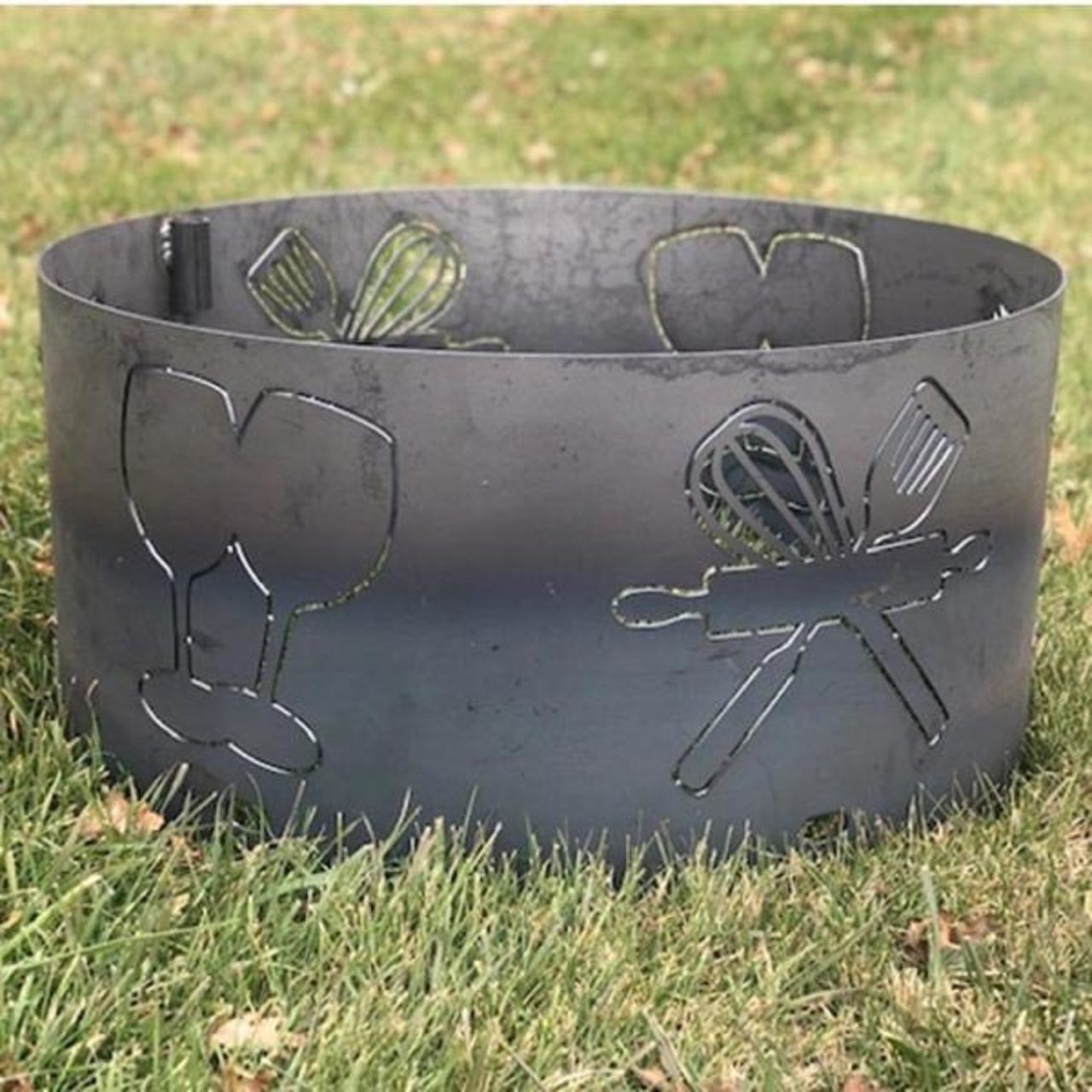 30" Wood Burning Firepit Rings - Multiple Design Options