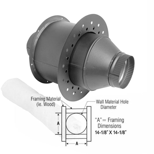 6" DSP Insulated Wall Thimble - DSP-6-IWT