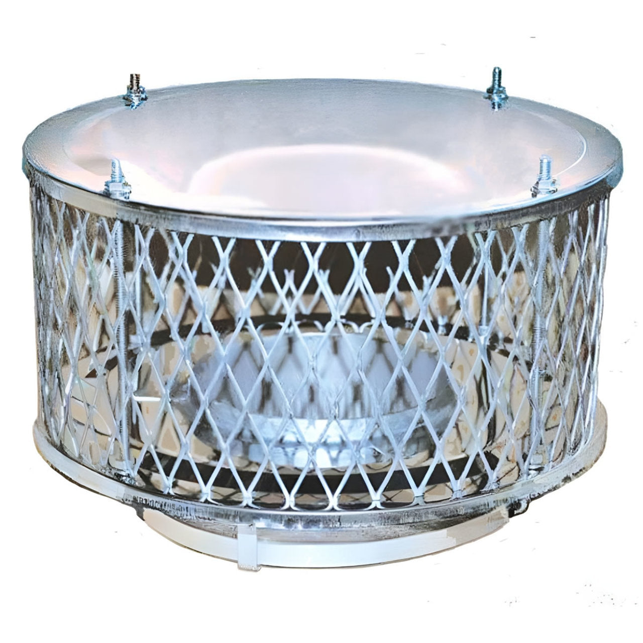 8" Ventis Class-A All Fuel Chimney 304L Stainless Rain Cap with 3/4 Diamond Screen - VA-CD08