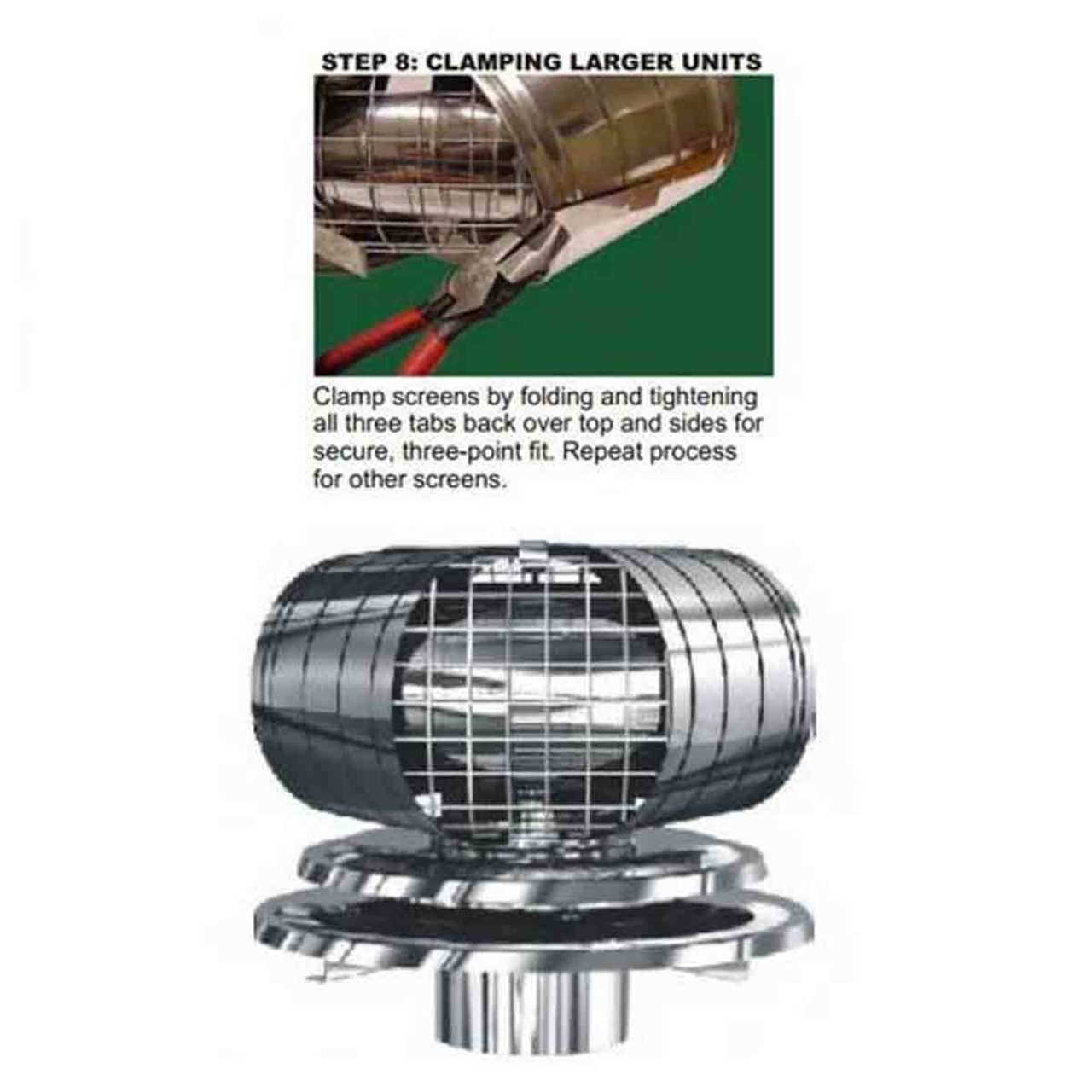 Vacu-Stack 1/2" Spark Screen - VSS-8 and VSS-8 1/2