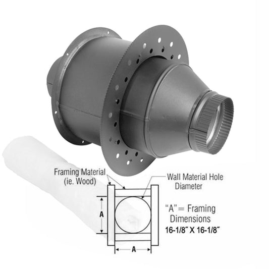 8" DSP Insulated Wall Thimble - DSP-8-IWT